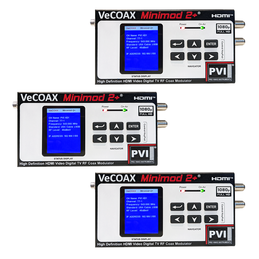 BUY 2 GET ONE SPECIAL VECOAX MINIMOD2+ SPECIAL DEALS Pro Video